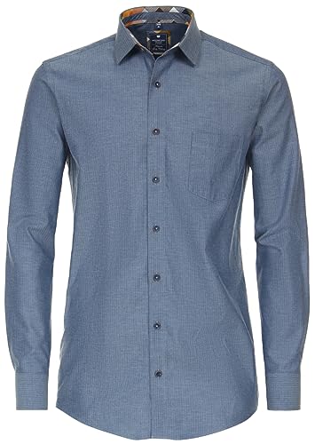 Redmond - Comfort Fit - Herren Hemd Langarm (232065111), Größe:XXL, Farbe:Blau(10) von Redmond