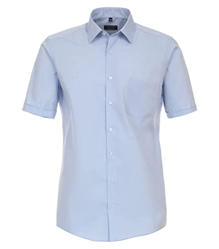 Redmond - Comfort Fit - Herren Kurzarm Hemd (140900), Größe:3XL, Farbe:Blau(10) von Redmond