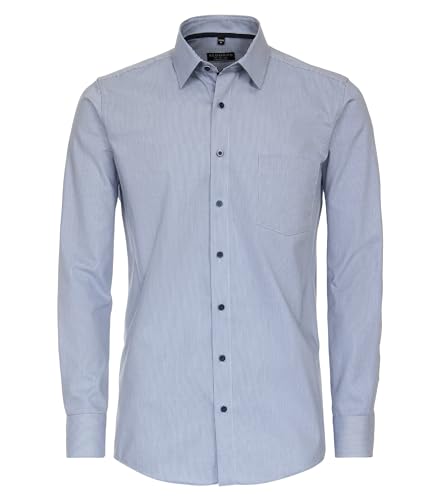 Redmond - Comfort Fit - Herren Langarm Hemd (231710105), Größe:5XL, Farbe:Blau(10) von Redmond