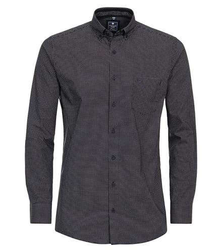 Redmond Freizeithemd Druck Comfort Fit Dunkelblau M von Redmond