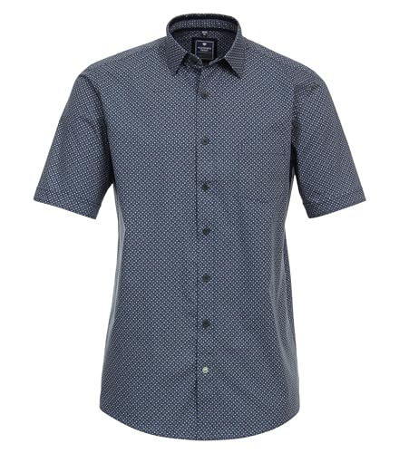 Redmond Freizeithemd Kurzarm Druck Comfort Fit 10 blau XXL von Redmond