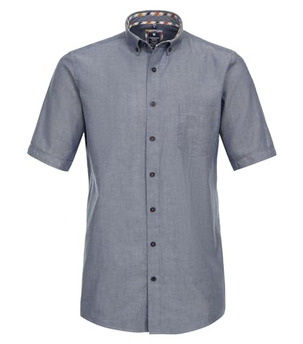 Redmond Freizeithemd Kurzarm Uni Comfort Fit 19 blau XL von Redmond