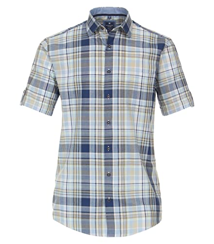 Redmond Freizeithemd Kurzarm kariert Comfort Fit 10 blau XXL von Redmond