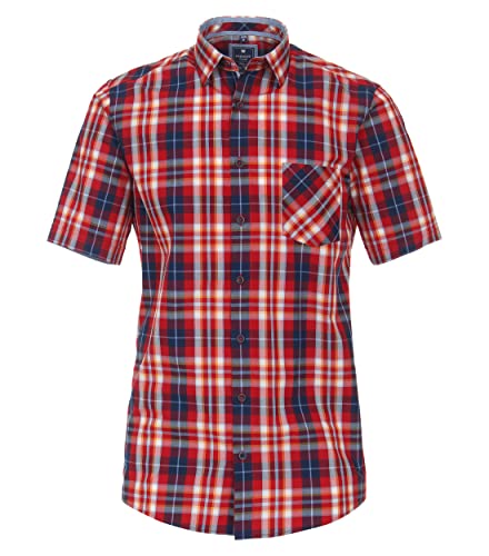 Redmond Freizeithemd Kurzarm kariert Comfort Fit 50 rot XXL Redmond Freizeithemd Kurzarm kariert Comfort Fit 50 rot XXL von Redmond
