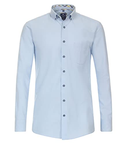 Redmond Freizeithemd Uni Comfort Fit 10 blau M von Redmond