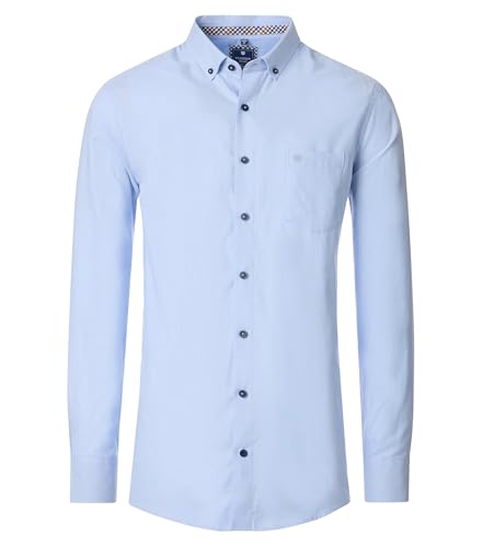 Redmond Freizeithemd Uni Comfort Fit Blau XL Redmond Freizeithemd Uni Comfort Fit Blau XL von Redmond