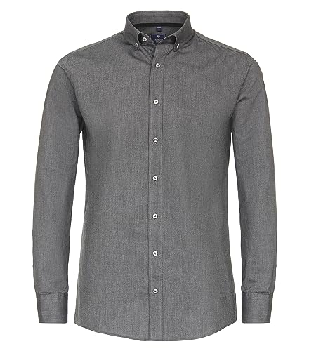 Redmond Freizeithemd Uni Comfort Fit Schwarz S von Redmond