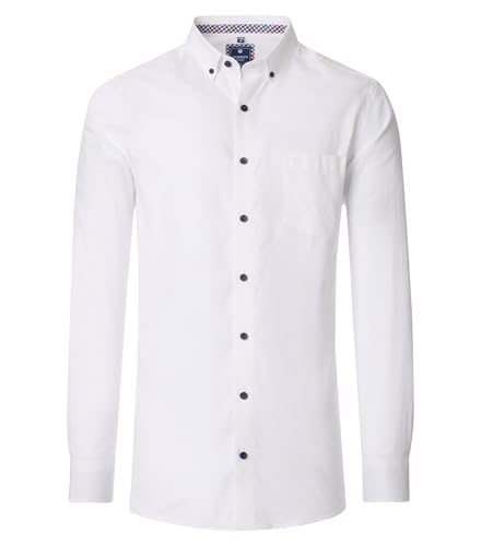 Redmond Freizeithemd Uni Comfort Fit Weiß 3XL von Redmond