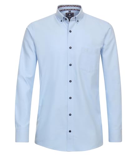 Redmond Freizeithemd Uni nah Modern Fit Hellblau XL von Redmond
