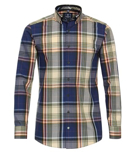 Redmond Freizeithemd kariert Comfort Fit 10 blau 5XL von Redmond