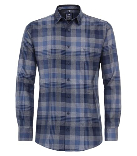 Redmond Freizeithemd kariert Comfort Fit Blau M von Redmond