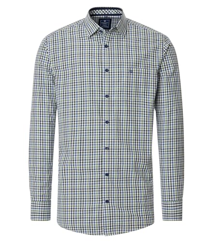 Redmond Freizeithemd kariert Comfort Fit Blau M von Redmond