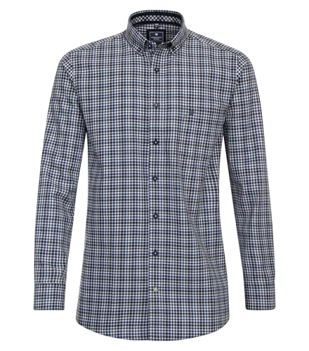 Redmond Freizeithemd kariert Comfort Fit Blau XL von Redmond