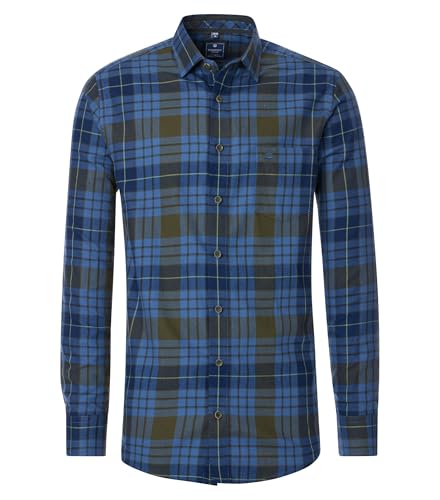 Redmond Freizeithemd kariert Comfort Fit Blau XXL von Redmond