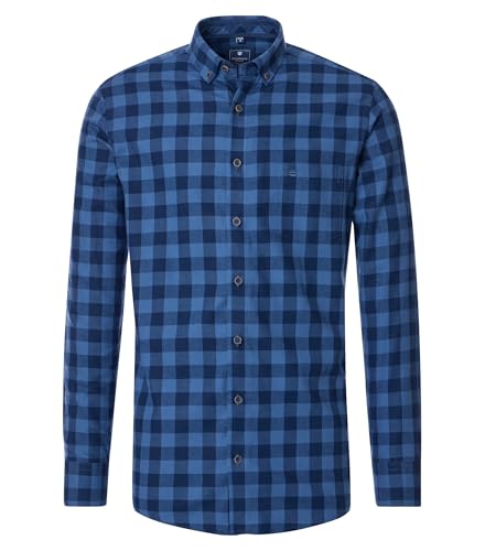 Redmond Freizeithemd kariert Comfort Fit Blau XXL von Redmond