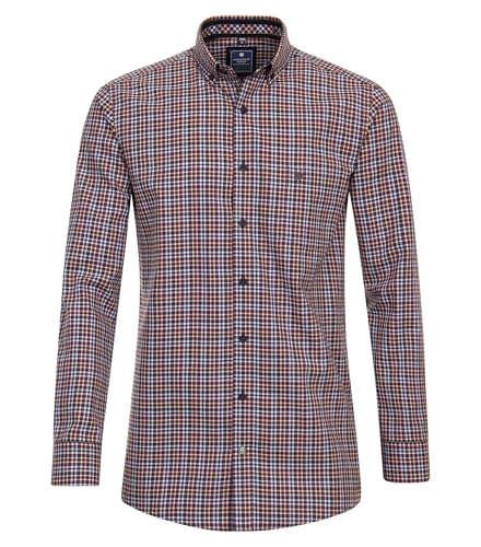 Redmond Freizeithemd kariert Comfort Fit Rot 4XL von Redmond