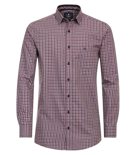 Redmond Freizeithemd kariert Comfort Fit Rot XL von Redmond