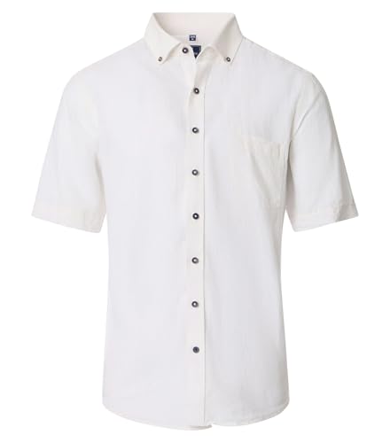 Redmond Herren Leinenhemd (251135999), Größe:M, Farbe:Weiß(0) von Redmond