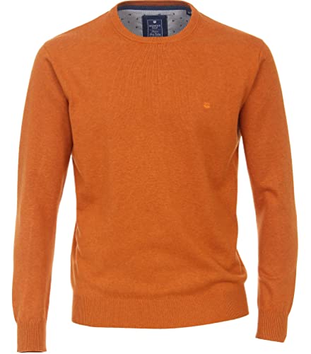 Redmond - Herren Pullover mit Rundhals-Ausschnitt (500), Größe:5XL, Farbe:Orange (403) von Redmond