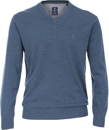 Redmond - Herren Pullover mit V-Ausschnitt (600), Blau (121), S von Redmond