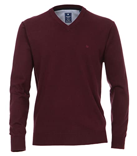 Redmond - Herren Pullover mit V-Ausschnitt (600), Größe:6XL, Farbe:Rot(59) von Redmond