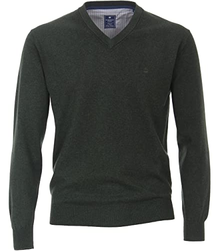 Redmond - Herren Pullover mit V-Ausschnitt (600), Größe:3XL, Farbe:Dunkelgrün (626) von Redmond