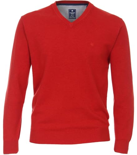 Redmond - Herren Pullover mit V-Ausschnitt (600), Größe:M, Farbe:Rot (512) von Redmond