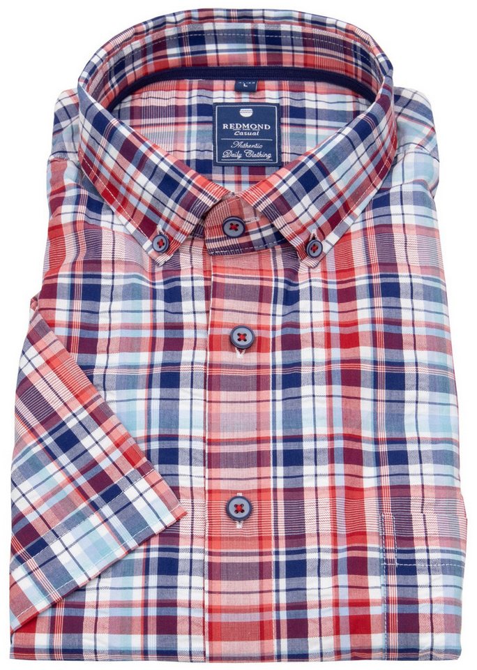 Redmond Kurzarmhemd Button-Down-Kragen von Redmond