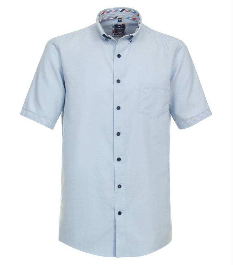 Redmond Kurzarmhemd NOS OXFORD CASUAL HEMD COMFORT 10 BLAU von Redmond