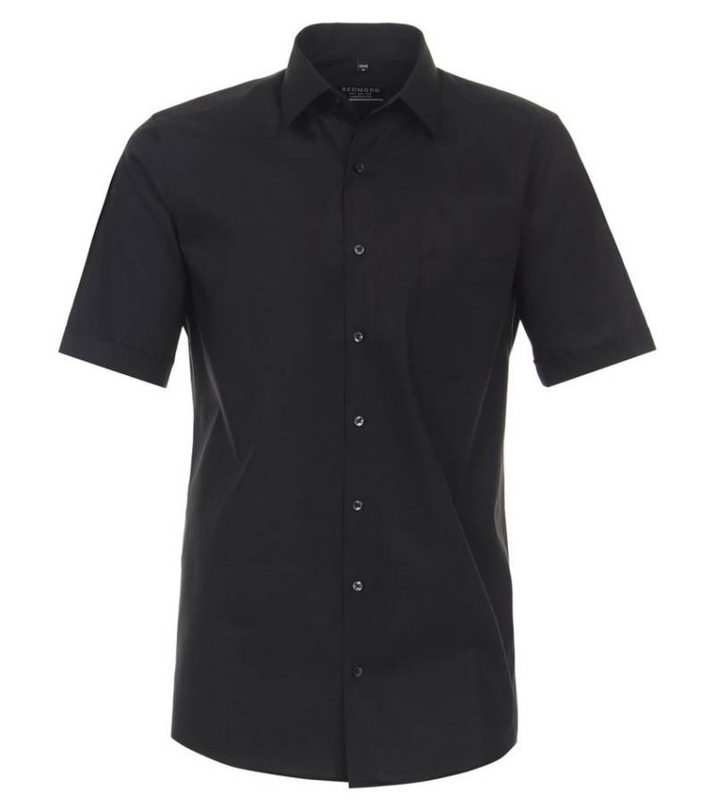 Redmond Kurzarmhemd uni Comfort Fit von Redmond