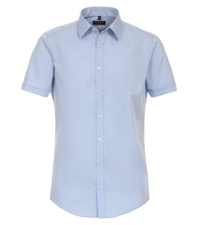 Redmond Kurzarmhemd uni Slim Fit von Redmond