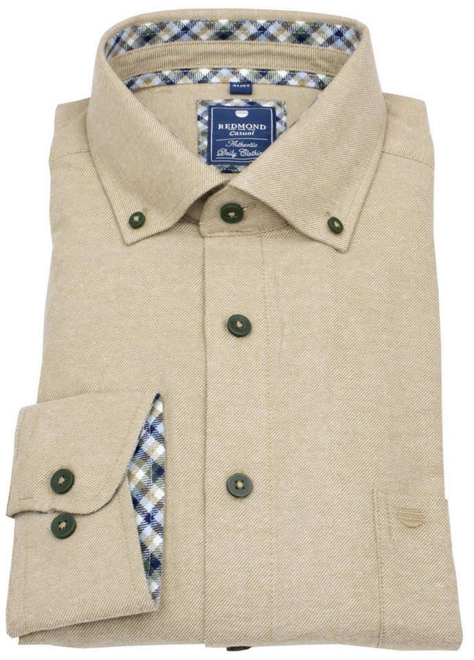 Redmond Langarmhemd Button-Down-Kragen von Redmond