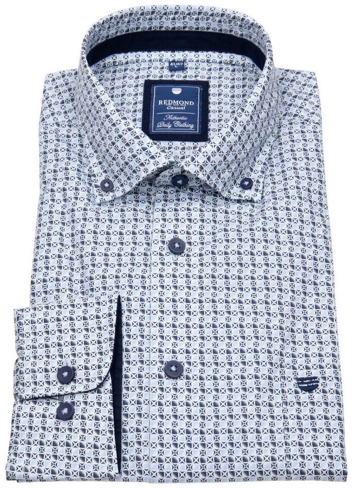 Redmond Langarmhemd Button-Down-Kragen Redmond Langarmhemd Button-Down-Kragen von Redmond
