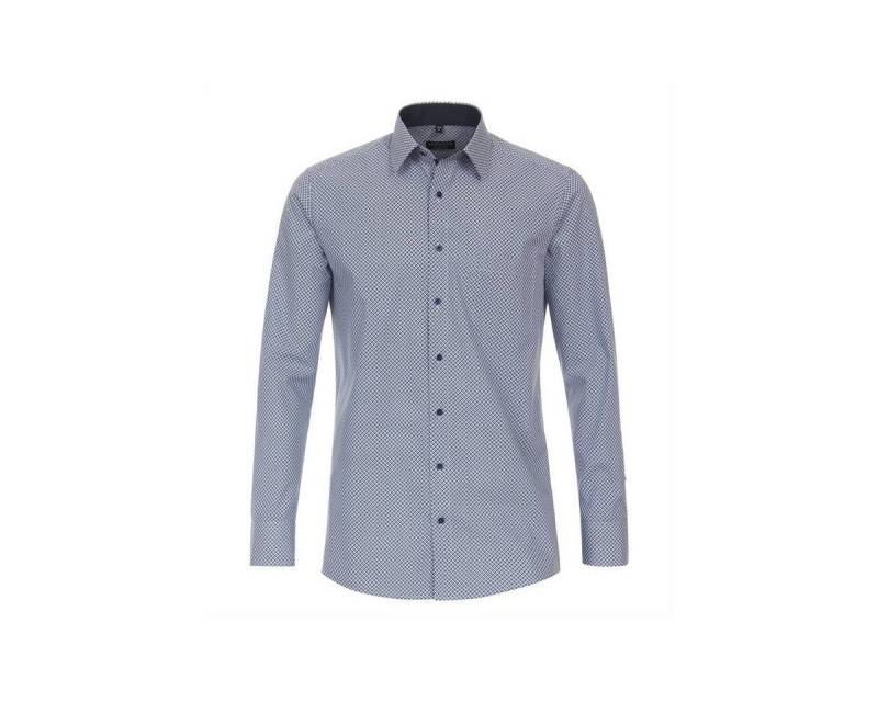 Redmond Langarmhemd Langarm Freizeithemd ’für Herren in blau’ (1-tlg) von Redmond