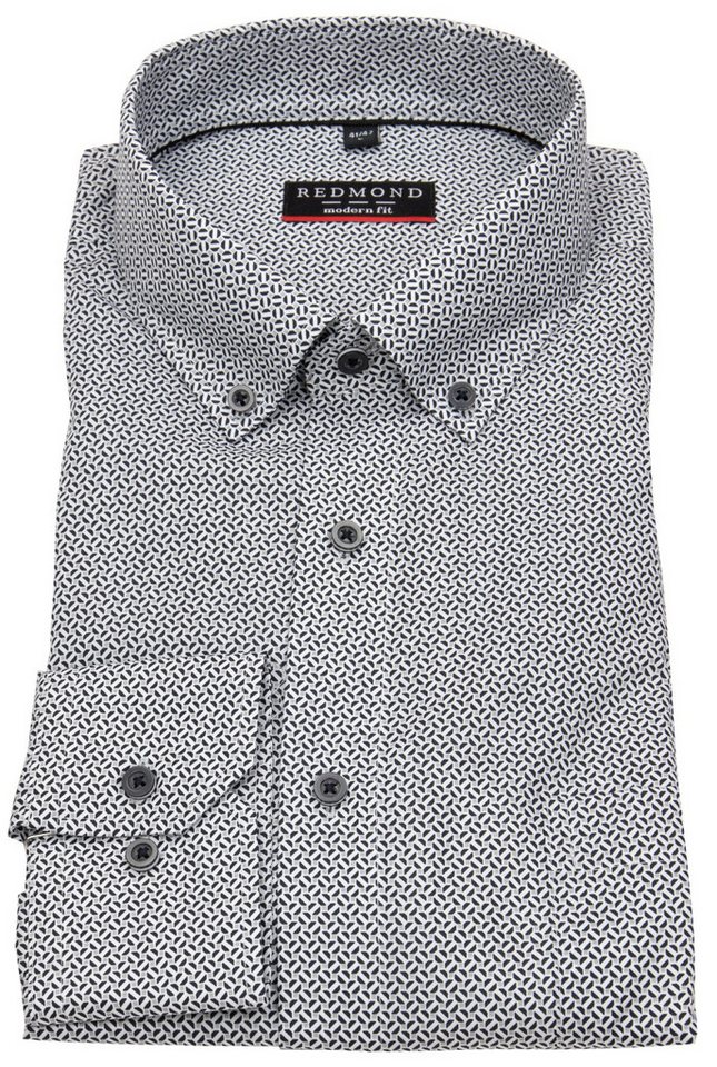 Redmond Langarmhemd leicht tailliert bügelfrei Button-Down-Kragen Redmond Langarmhemd leicht tailliert bügelfrei Button-Down-Kragen von Redmond