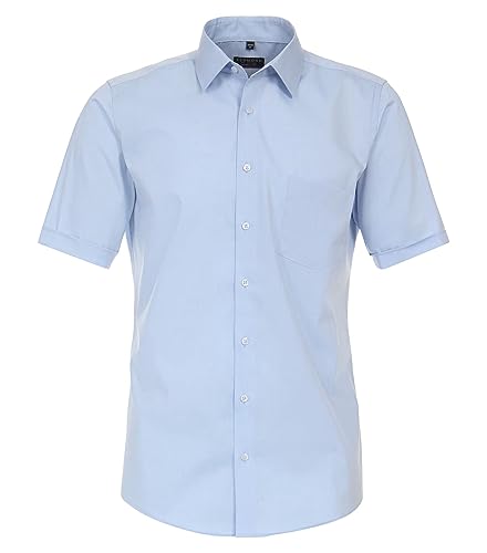 Redmond - Modern Fit - Herren Kurzarm Hemd (140910), Größe:3XL, Farbe:Blau(10) von Redmond