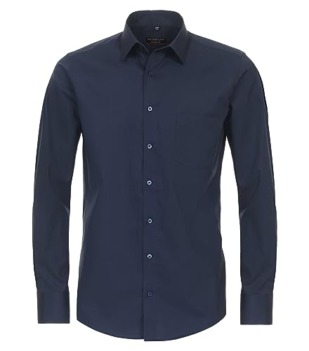 Redmond - Modern Fit - Herren Langarm Hemd (140110), Größe:3XL, Farbe:Blau(19) von Redmond