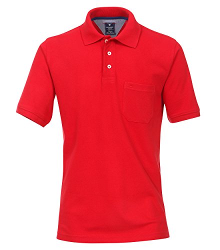 Redmond Pique Polo Shirt rot, Größe:L von Redmond