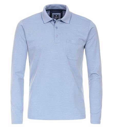 Redmond Polo-Shirt Langarm Uni nah 12 blau XL von Redmond