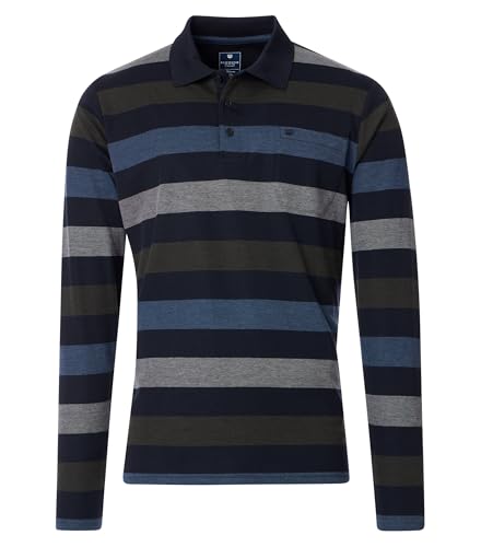 Redmond Polo-Shirt Langarm andere Muster Blau XXL von Redmond