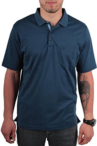 Redmond Polo-Shirt Uni 100 blau S von Redmond