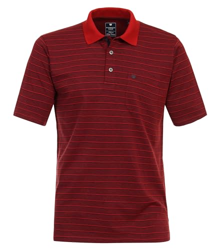 Redmond Polo-Shirt gestreift 50 rot XL von Redmond