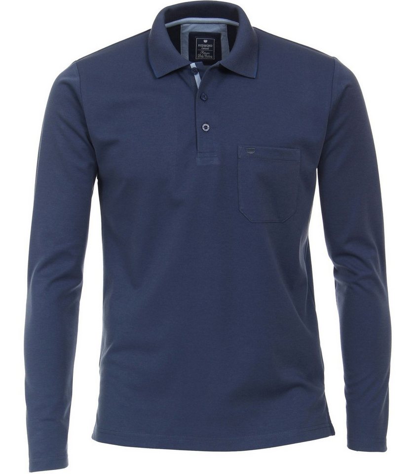 Redmond Poloshirt 912111 mit langen Ärmeln in hochwertiger Qualität von Redmond