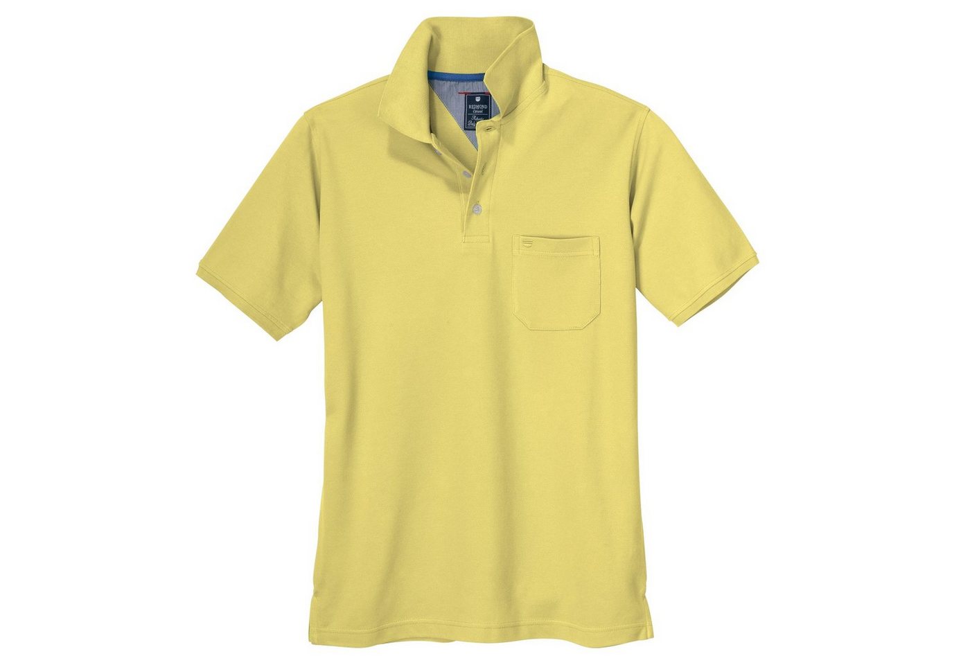 Redmond Poloshirt Große Größen Herren Poloshirt zitronengelb Redmond von Redmond