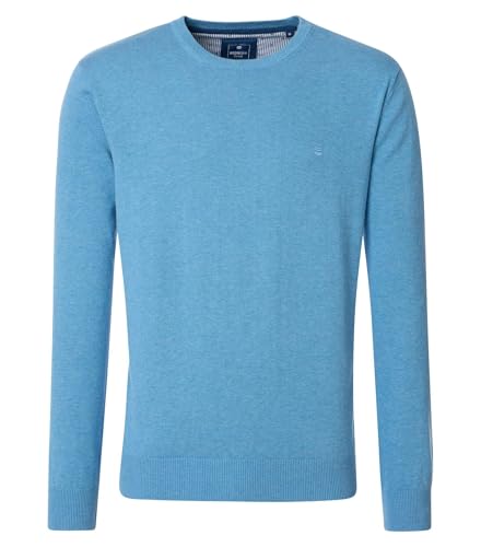 Redmond - Herren Pullover mit Rundhals-Ausschnitt (500), Größe:L, Farbe:Blau (123) von Redmond