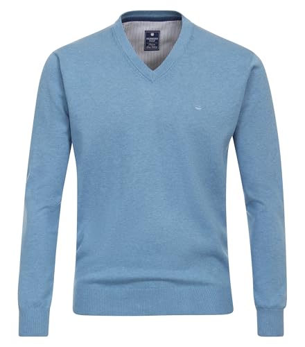 Redmond - Herren Pullover mit V-Ausschnitt (600), Größe:XXL, Farbe:Blau (123) von Redmond