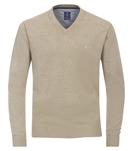 Redmond - Herren Pullover mit V-Ausschnitt (600), Größe:4XL, Farbe:Beige (212) von Redmond