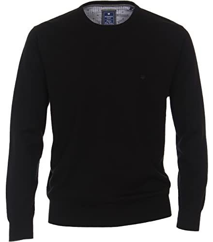 Redmond - Herren Pullover mit Rundhals-Ausschnitt (500), Größe:5XL, Farbe:Schwarz(90) von Redmond