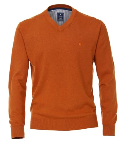 Redmond - Herren Pullover mit V-Ausschnitt (600), Größe:M, Farbe:Orange(23) von Redmond