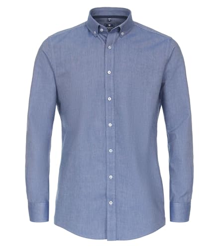 Redmond Freizeithemd Uni Comfort Fit Blau 3XL von Redmond